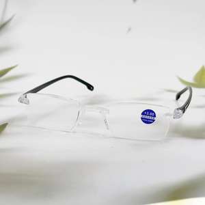 Gafas de lectura clásicas sin montura, ultraligeras, cómodas, de alta definición con filtro de luz azul, 300 grados. - Product Image 1