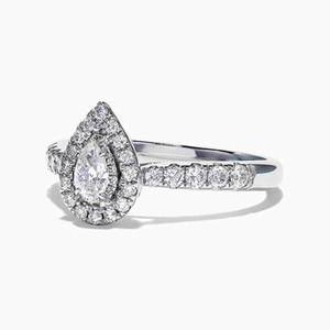 Anello da Donna con Zirconi a Goccia Completamente Incastonati, Elegante Gioiello Vintage per Banchetti - Product Image 2