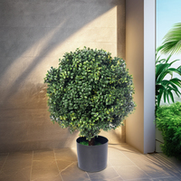 Vente en gros, nouveautés, faux arbres en forme de pot, buis, plantes topiaires, bonsaïs pour la décoration intérieure du jardin et de la cour