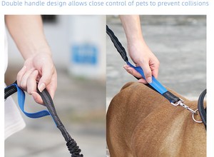 Kingtale Adjustable Waist <strong>Belt</strong> Reflective Durable Bungee Hands Free <strong>Dog</strong> Leash with Zipper Pouch for <strong>Dogs</strong> Running <strong>Walking</strong> Hiking - Product Image 4