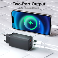 Chargeur GaN Super Tendance 120W Électronique 1 Port USB-C USB A PD QC3.0 Protection Voyage Prise EU/UK Accessoires Mobiles Vente en Gros