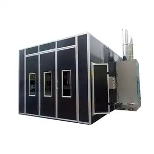 Công nghiệp container giá rẻ Spray Booth xe sơn xách tay Quạt thông gió Spray Booth gấp cửa Sản xuất tại Trung Quốc với extractor Fan