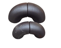 Coude en acier au carbone soudé à surface lisse haute pression SCH20 STD SCH40 pour tuyauterie industrielle