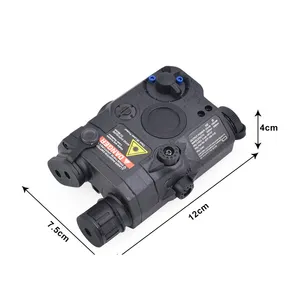 Luger PEQ-15 Laser Sight có thể điều chỉnh chùm và IR ánh sáng ir laser màu xanh lá cây laser săn Scout ánh sáng với công tắc điều khiển