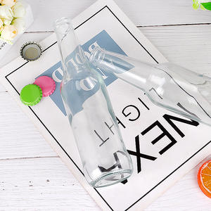 Botella De Vidrio Para Bebidas De <span class=keywords><strong>Cerveza</strong></span> Azul Ámbar Transparente De 330ml Con Corona A Prueba De Fugas Personalizada Botella De Vidrio Para <span class=keywords><strong>Cerveza</strong></span> - Product Image 2