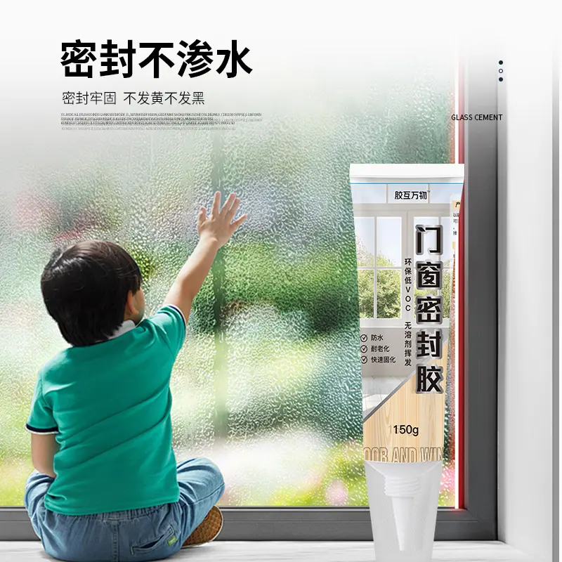 Hot Sale High Quality 150g White Window   Door Assembly Sealant   adhesive For Window Door Bathroom kitchen