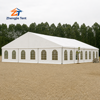 Tente d'événement imperméable en PVC et alliage d'aluminium 30x50m avec impression de logo personnalisé pour lancement de produits, expositions et fêtes en plein air