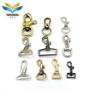 Gancho de perro personalizado al por mayor de fábrica, gancho de presión de aleación de Zinc de 38mm para correa de perro mascota, cuerda giratoria para perro, piezas y accesorios especiales para bolsas - Product Image 6