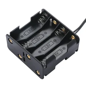 8AA Battery Holder With Wire Back To Back 8aa 12V Battery Case