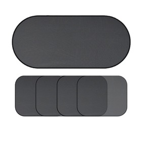 Pare-soleil en maille pour voiture, ensemble de 5 pièces, pour pare-brise avant et vitres latérales, type ventouse, protection de la vie privée - Product Image 2