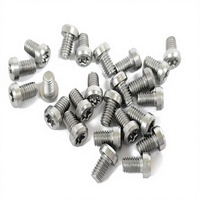 Vis Torx à tête chanfreinée pour couteau pliant M2.5 x 3.8mm, vis de précision métriques en acier pour manche, entièrement personnalisables