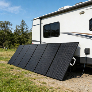 Panneau solaire pliable haute efficacité 200W 400W, générateur d'énergie durable pour usage domestique, industriel, camping et situations d'urgence - Product Image 2
