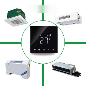 Tuya Smart Wifi Modbus ventilateur bobine régulateur de température <span class=keywords><strong>Thermostat</strong></span> refroidissement 3 vitesses ventilateur <span class=keywords><strong>électrique</strong></span> 2 voies vanne numérique <span class=keywords><strong>Thermostat</strong></span> - Product Image 1