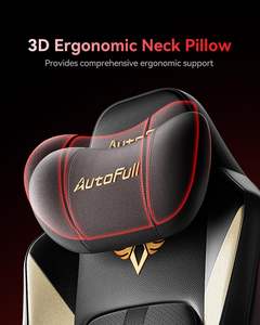 Chaise de Gaming Ergonomique de Bureau <span class=keywords><strong>AutoFull</strong></span> M6 avec Siège Ventilé et Chauffant, Accoudoirs Réglables 6D et Soutien Lombaire à Suivi Dynamique AUTO - Product Image 2