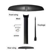 Unisexe PNG910 Hydroptère En Fibre De Carbone Surf 1218sqcm Downwind Feuille En Aluminium Mât Eau Jouer Kitesurf Wingfoil Hydroptère