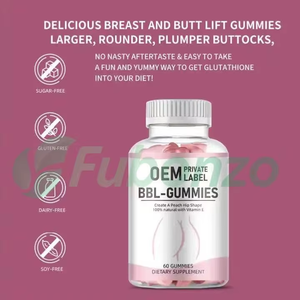 OME Maca-Ingwer Po-Vergrößerer Stärkt und Vergrößert den Po, Fördert Brasilianische Po-Verbesserung, Ashwagandha-Gummis - Product Image 6