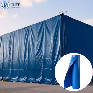 Lona de PVC <span class=keywords><strong>Azul</strong></span> Resistente, Impermeable, para Camiones, Estanques y Exteriores - Cubierta para Toldos - Product Image 5