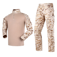 Uniforme de camouflage G3 Ensemble de combinaisons de grenouilles Multicam Chemises tactiques d'entraînement en plein air Pantalons Genouillères Vêtements tactiques Uniforme