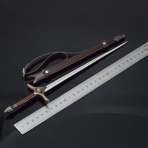 Épée de Galadriel en alliage de zinc, <span class=keywords><strong>réplique</strong></span> de bureau à collectionner, accessoire de cosplay périphérique de film, 30cm - Product Image 5