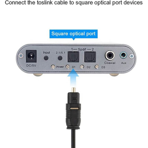 Cable de Audio Óptico Digital Toslink de Alta Calidad de 1m 2m 3m 5m 10m 20m, Color Negro, para Barra de Sonido de Cine en Casa - Product Image 4