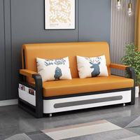 Sofá Cama Plegable Moderno Directo de Fábrica, Sofá Convertible Portátil con Estructura de Acero al Carbono Resistente para Sala de Estar/Apartamento