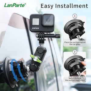 <span class=keywords><strong>Ventouse</strong></span> flexible directe d'usine <span class=keywords><strong>Go</strong></span> <span class=keywords><strong>Pro</strong></span> Mount 1/4 "adaptateur à vis pour voiture en plein air Insta 360 support de caméra de sport aspiration sous vide - Product Image 6