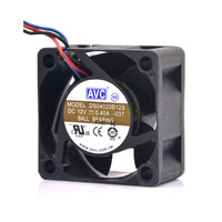 Ventilateur de refroidissement CPU à double roulement à billes, à haut débit d'air, DS04020B12S DC12V 0.40A 40*40*20MM 4020 4CM