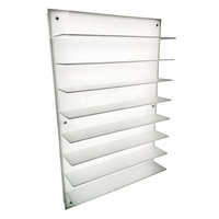 Étagère murale lumineuse à LED en acrylique pour lunettes de soleil et de vue, présentoir LED pour lunettes