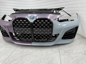 Pour <span class=keywords><strong>BMW</strong></span> Série 4 G22 G26 2021-2025 Ensemble de pare-chocs avant avec calandre <span class=keywords><strong>M</strong></span> Sport Pièces d'origine d'occasion démontées pour 420i 430i <span class=keywords><strong>440i</strong></span> M440i - Product Image 2