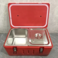 Casserole de grande capacité de 40 L de haute qualité en acier inoxydable Contenant thermique pour aliments Boîte isotherme pour restaurant