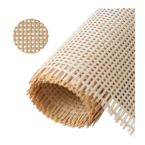Anyaman Rotan plastik 15 meter, anyaman Rotan sintetis jala terbuka untuk perabotan taman dan kursi Rotan - Product Image 1