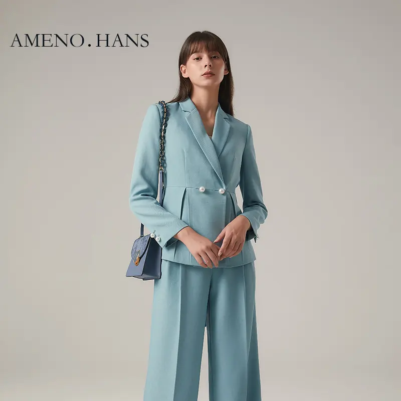 2022 Spring Summer Ladies business suits for office women blazer sets Pants blazer suit and pants