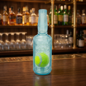 Transparent Novelty Glass Pet Chew <b>Toy</b> Bottle with Ball <b>Interactive</b> <b>Dog</b> Teething <b>Toy</b> for Indoor Use Training Fetch Play - Product Image 2