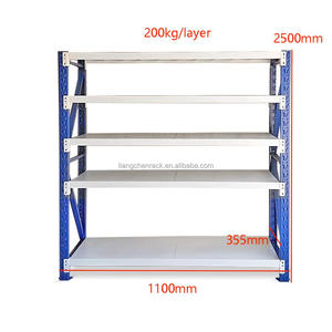 Hot Sale Epoxy Coated Industrial <b>Racks</b>, Custom Made, Easy Install, Adjustable Layers Heavy Duty Storage Shelving - Product Image 2