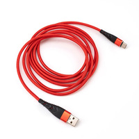 Kabel Data USB-A ke C Pengisian Cepat Berkualitas Tinggi, Kuat, dan Tahan Lama dengan Selubung Logam Berlapis Nilon OEM untuk Ponsel Android