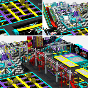 Rish - Equipo de Entretenimiento de Alta Capacidad y Calidad, Centro de Juegos Personalizado para Sótanos, Parque Infantil Interior Completo, Parque de Trampolines para Niños - Product Image 3