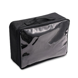 Sac de rangement pour coiffeuse Qi Hui, en tissu Oxford noir, léger, avec poignée souple, pour un usage quotidien - Product Image 4