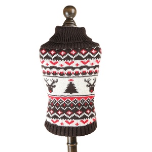 Warm Turtleneck Pet Knit <strong>Jumper</strong> Winter <strong>Xmas</strong> Tree Snowflake Pattern Pet Clothes for <strong>Dogs</strong> Cats Outfit Christmas <strong>Dog</strong> Sweater - Product Image 1
