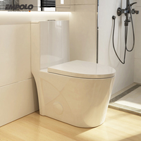 WC monobloc moderne CUPC en céramique blanche brillante de haute qualité, à double chasse, désodorisation automatique, à poser au sol pour salle de bain