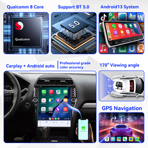 เครื่องเล่นรถยนต์ระบบแอนดรอยด์ ZWNAV หน้าจอ OLED 16.<span class=keywords><strong>2</strong></span> นิ้ว สำหรับรถยนต์ฟอร์ด เอ็กซ์พลอเรอร์ ปี 2011-2019 พร้อมระบบนำทาง GPS สเตอริโอ DSP กล้องมองหลัง ช่องเสียบ USB รองรับ Carplay แบบ Capacitive - Product Image 6
