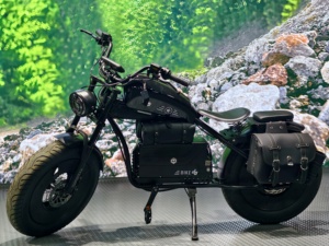 Nouveau Vélo Urbain 2026 à Pneus Larges Style Rétro, Suspension Avant et Arrière, Batterie Lithium 60V 3000W 45Ah, 7 Vitesses, en Alliage d'Aluminium, Moteur Brushless - Product Image 2