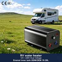25 	 Chauffe-eau pour camping-car de 6 gallons avec affichage numérique double alimentation 12V 120V pour les voyages en camping-car, fabricant OEM