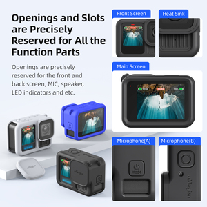 Ốp bảo vệ bằng silicon cho <span class=keywords><strong>Gopro</strong></span> hero13 Ốp bảo vệ chống bụi nắp ống kính cho <span class=keywords><strong>Gopro</strong></span> hero13 Phụ Kiện máy ảnh hành động - Product Image 4