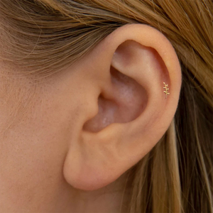 CANNER Flat <b>Back</b> New Zircon Design Water Drop Tassel Luxury Piercing <b>Earring</b> - Product Image 5