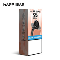 Deutschland Spanien Rumänien Slowenien Original Happ Bar 40K 30K 150K Große Puffs Happy Bar Einweg-Papierbox Verpackungsbox Happ Bar