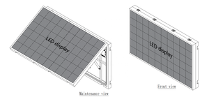 Pantalla LED Comercial para Exteriores de Doble Cara 1.92m*0.96m, Cartel Publicitario Impermeable para Centros Comerciales - Product Image 6