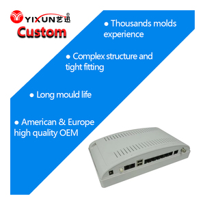 Carcasa de enrutador inalámbrico de plástico de alta calidad, productos moldeados por inyección para uso doméstico, molde de caja de enrutador WiFi - Product Image 1