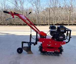 Motoculteur portatif à moteur thermique, mini-motoculteur à chaîne pour le labourage - Product Image 4