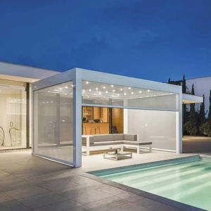 Structure de pergola de jardin AS2047 TOMA, arches, tonnelles, ponts, en aluminium thermolaqué, imperméable, économique, manuel - Product Image 1