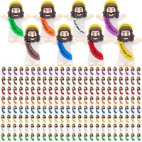 Mini figurines de Jésus en caoutchouc durables, très vendues, prix d'usine, décorations de Pâques, jouets Jésus t'aime pour le jeu de cache-cache